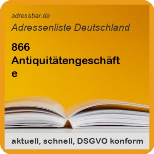 Firmenadressen Liste Antiquitätengeschäfte