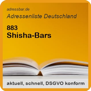 Firmenadressen Liste Shisha-Bars