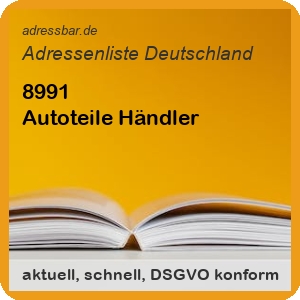 Firmenadressen Liste Autoteile Händler