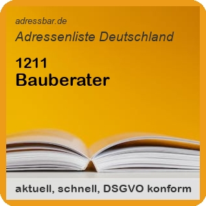 Bauberater Adressenlisten