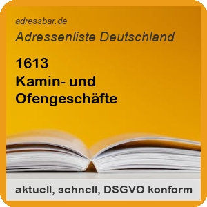 Kamin- und Ofengeschäfte Adressenlisten