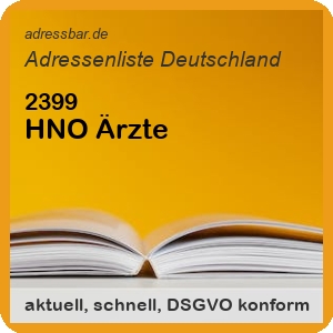 HNO Ärzte Adressenlisten