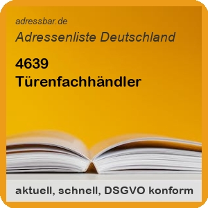 Türenfachhändler Adressenlisten