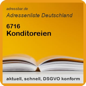 Konditoreien Adressenlisten