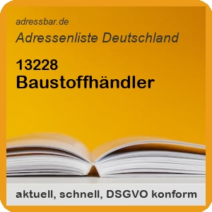 Baustoffhändler Adressenlisten