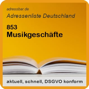 Musikgeschäfte Adressenlisten