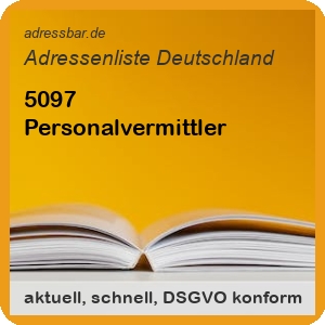 Personalvermittler Adressenlisten