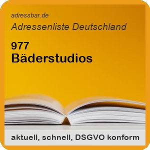 Bäderstudios Adressenlisten