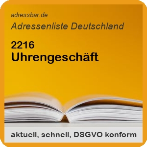 Uhrengeschäft Adressenlisten