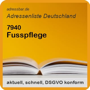 Fusspflege Adressenlisten